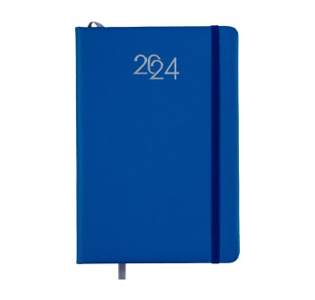 Agenda giornaliera 2024 con copertina in PU con elastico - Scatola su richiesta Art. 23799 FullGadgets.com