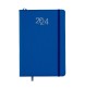 Agenda giornaliera 2024 con copertina in PU con elastico - Scatola su richiesta Art. 23799 FullGadgets.com