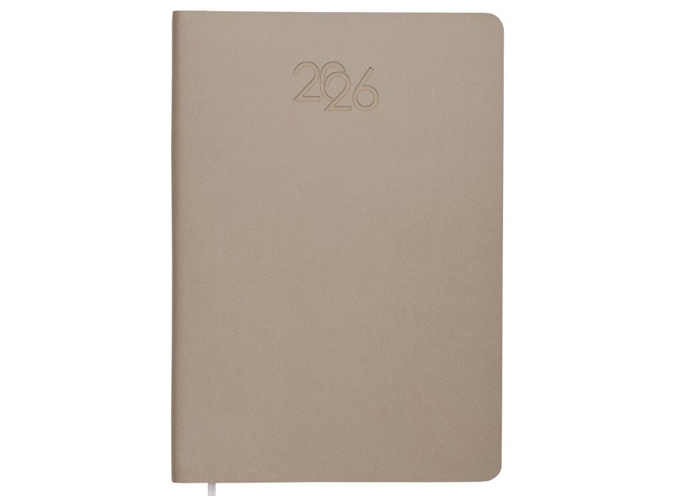 Agenda giornaliera 2026 con copertina flessibile in PU termovirante FullGadgets.com