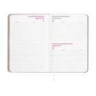 Agenda giornaliera 2026 con copertina flessibile in PU termovirante FullGadgets.com