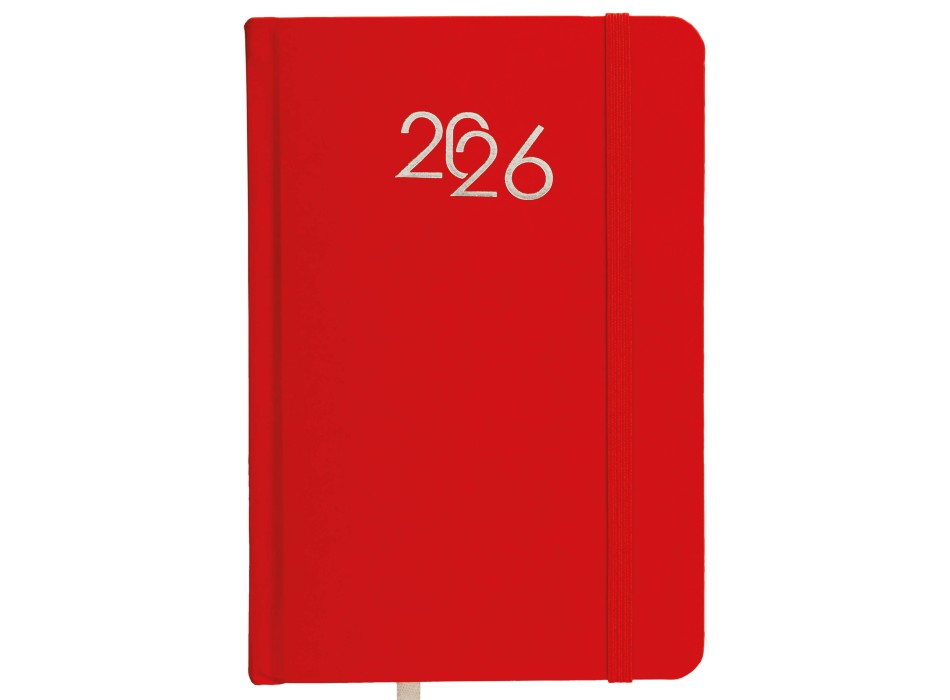 Agenda giornaliera 2026, copertina rigida in cartoncino laminato FullGadgets.com