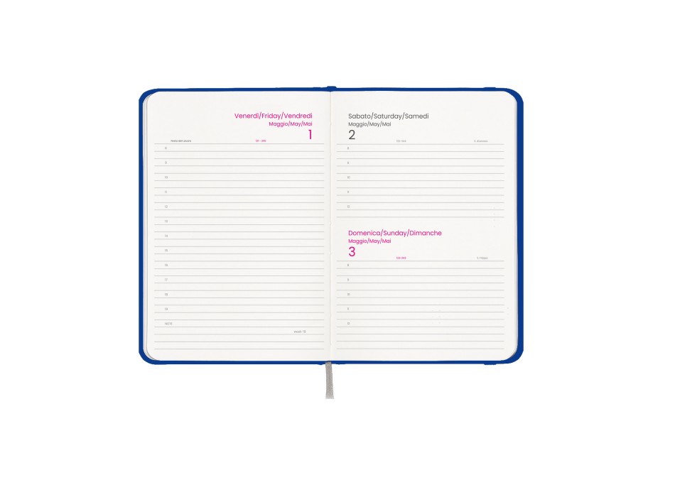 Agenda giornaliera 2026, copertina rigida in cartoncino laminato FullGadgets.com
