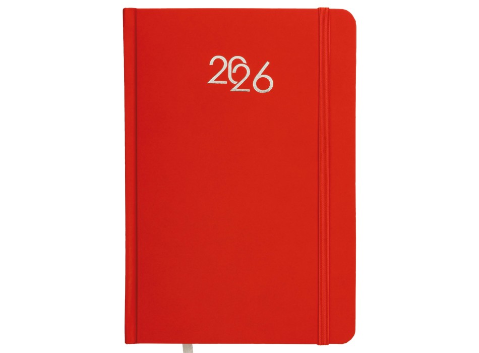 Agenda giornaliera 2026, copertina rigida in cartoncino laminato FullGadgets.com