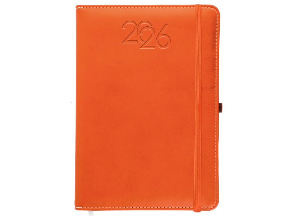 Agenda giornaliera 2026, copertina rigida in PU termovirante con impuntura perimetrale FullGadgets.com