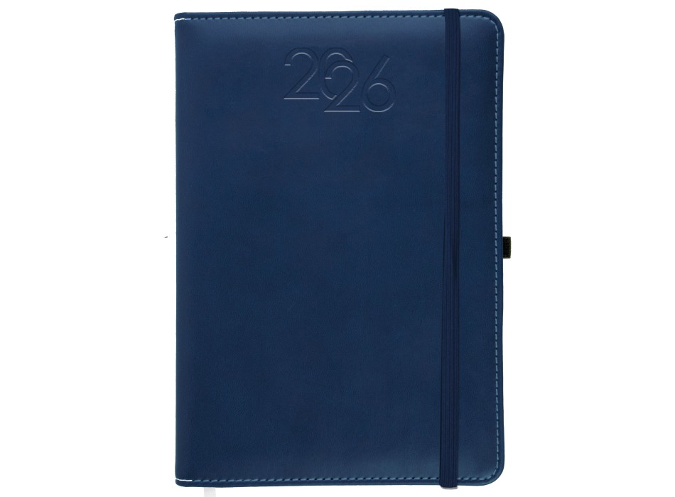 Agenda giornaliera 2026, copertina rigida in PU termovirante con impuntura perimetrale FullGadgets.com