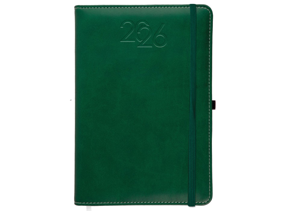 Agenda giornaliera 2026, copertina rigida in PU termovirante con impuntura perimetrale FullGadgets.com