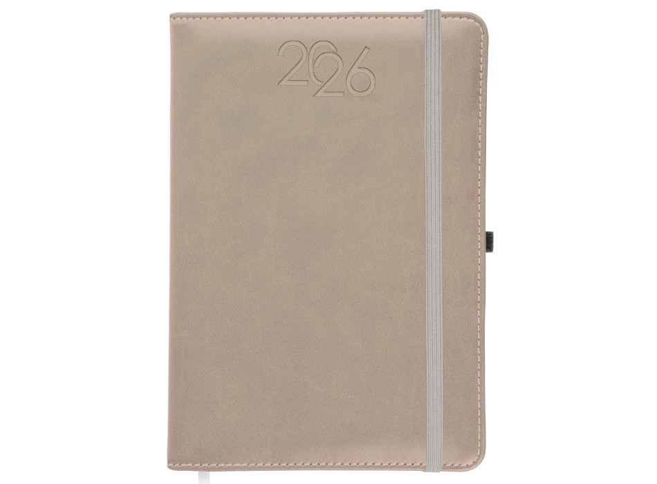 Agenda giornaliera 2026, copertina rigida in PU termovirante con impuntura perimetrale FullGadgets.com