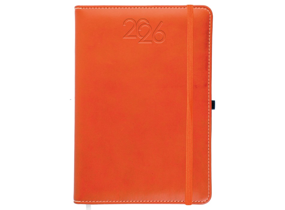 Agenda giornaliera 2026, copertina rigida in PU termovirante con impuntura perimetrale FullGadgets.com