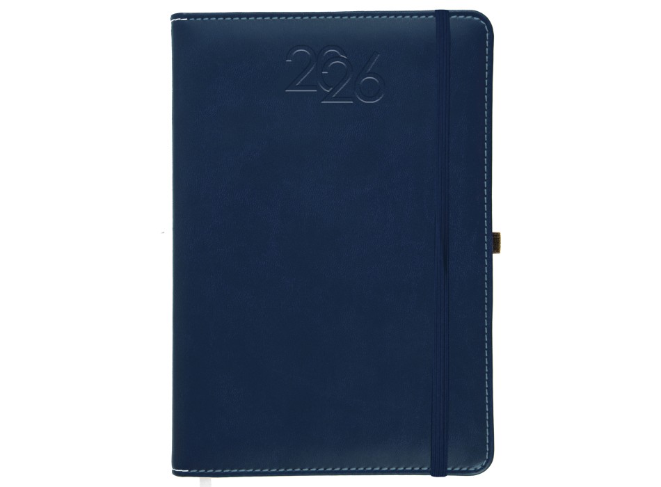 Agenda giornaliera 2026, copertina rigida in PU termovirante con impuntura perimetrale FullGadgets.com