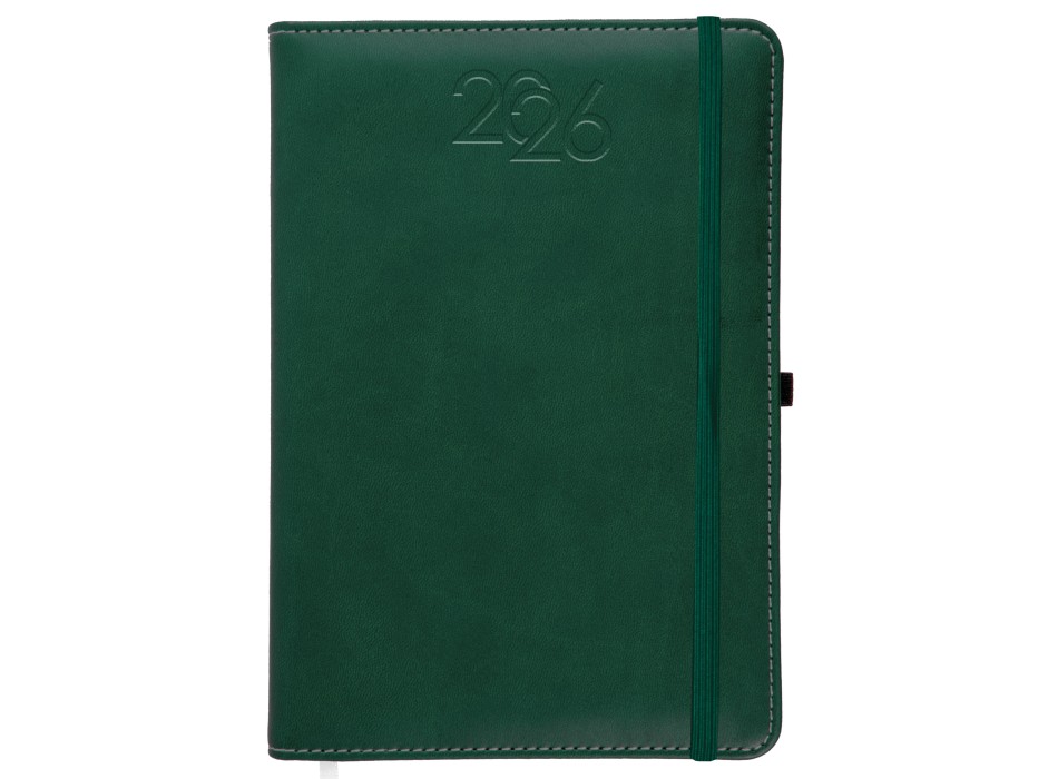 Agenda giornaliera 2026, copertina rigida in PU termovirante con impuntura perimetrale FullGadgets.com