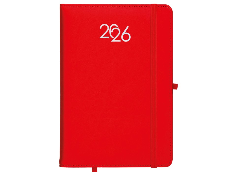 Agenda giornaliera 2026, copertina rigida in PU termovirante con impuntura perimetrale FullGadgets.com