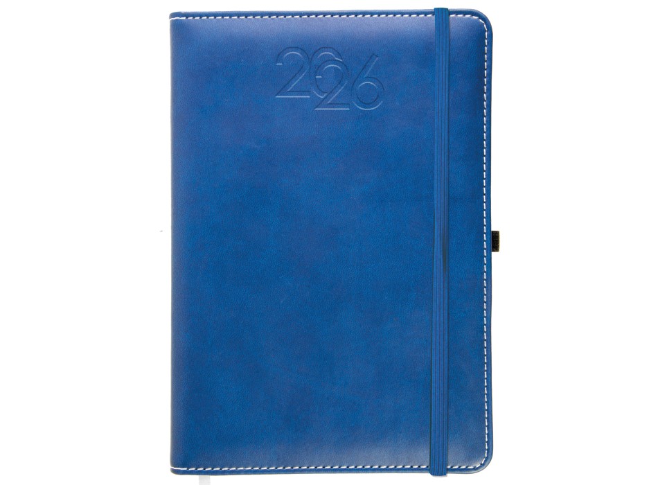 Agenda giornaliera 2026, copertina rigida in PU termovirante con impuntura perimetrale FullGadgets.com