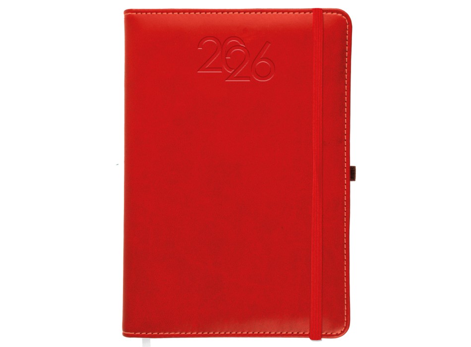 Agenda giornaliera 2026, copertina rigida in PU termovirante con impuntura perimetrale FullGadgets.com