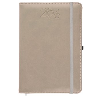 Agenda giornaliera 2026, copertina rigida in PU termovirante con impuntura perimetrale FullGadgets.com