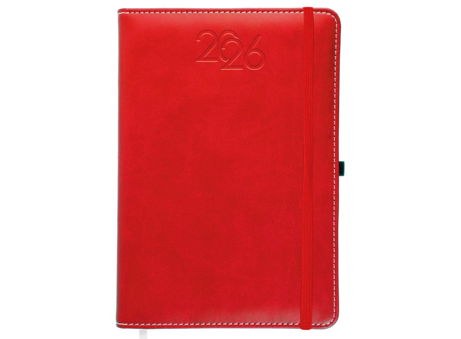 Agenda giornaliera 2026, copertina rigida in PU termovirante con impuntura perimetrale FullGadgets.com