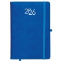Agenda giornaliera 2026, copertina rigida in PU termovirante con impuntura perimetrale