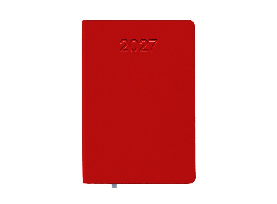 Agenda giornaliera 2027 con copertina flessibile in PU termovirante FullGadgets.com