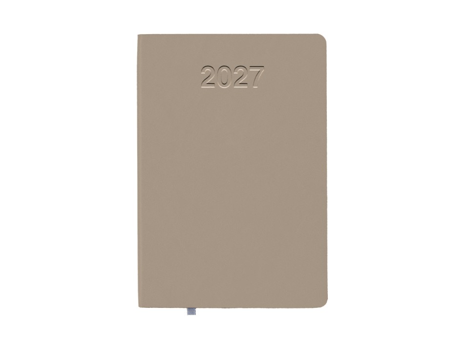 Agenda giornaliera 2027 con copertina flessibile in PU termovirante FullGadgets.com