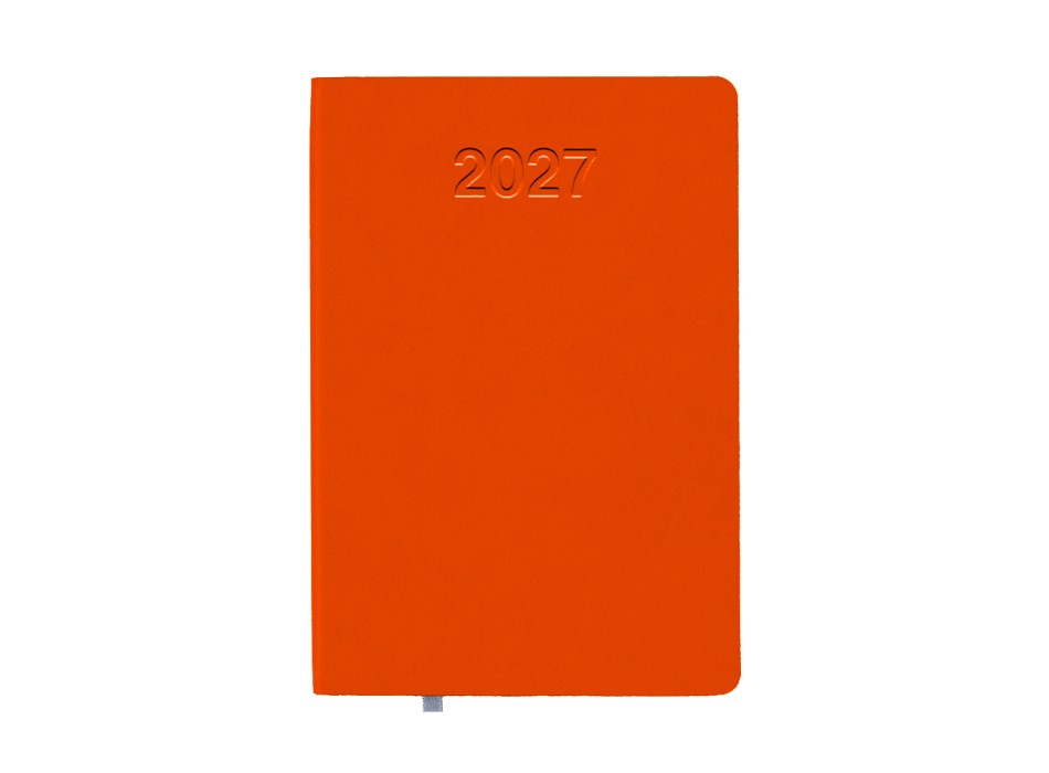 Agenda giornaliera 2027 con copertina flessibile in PU termovirante FullGadgets.com