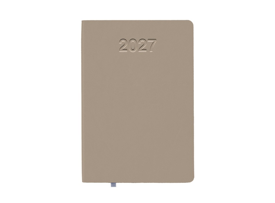 Agenda giornaliera 2027 con copertina flessibile in PU termovirante FullGadgets.com