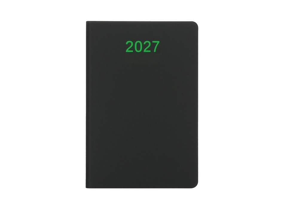 Agenda giornaliera 2027. Copertina flessibile in soft PU e bordo pagine colorato FullGadgets.com