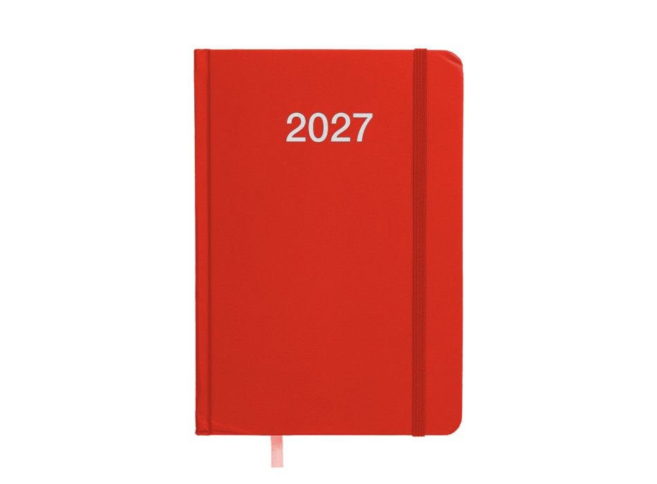 Agenda giornaliera 2027, copertina rigida in cartoncino laminato FullGadgets.com