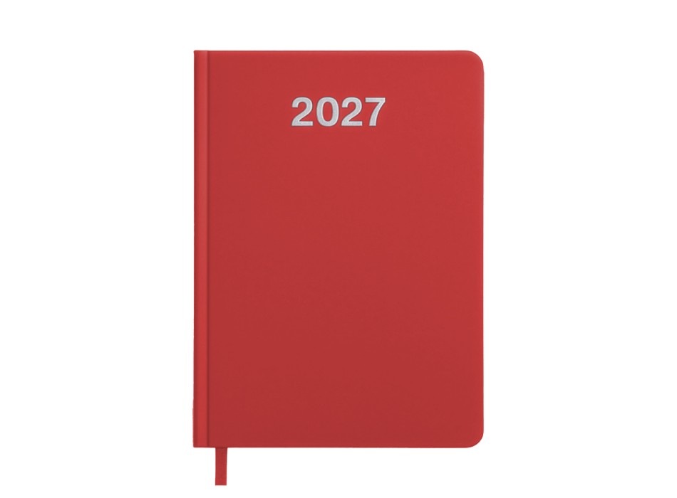 Agenda giornaliera 2027. Copertina rigida in cartoncino laminato opaco. FullGadgets.com