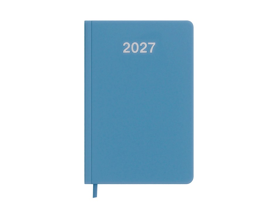 Agenda giornaliera 2027. Copertina rigida in cartoncino laminato opaco. FullGadgets.com