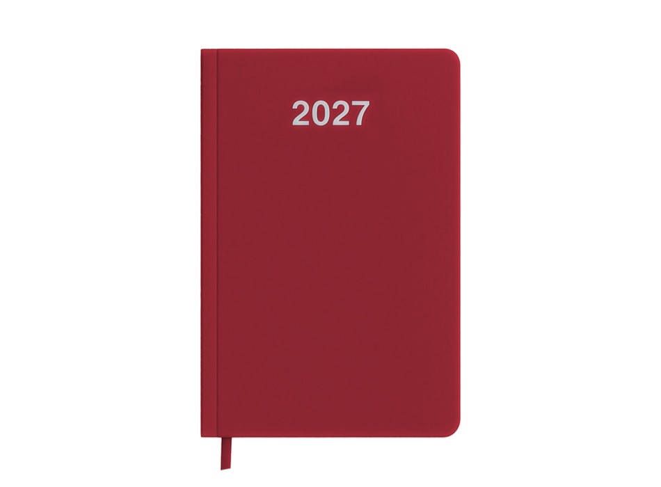 Agenda giornaliera 2027. Copertina rigida in cartoncino laminato opaco. FullGadgets.com
