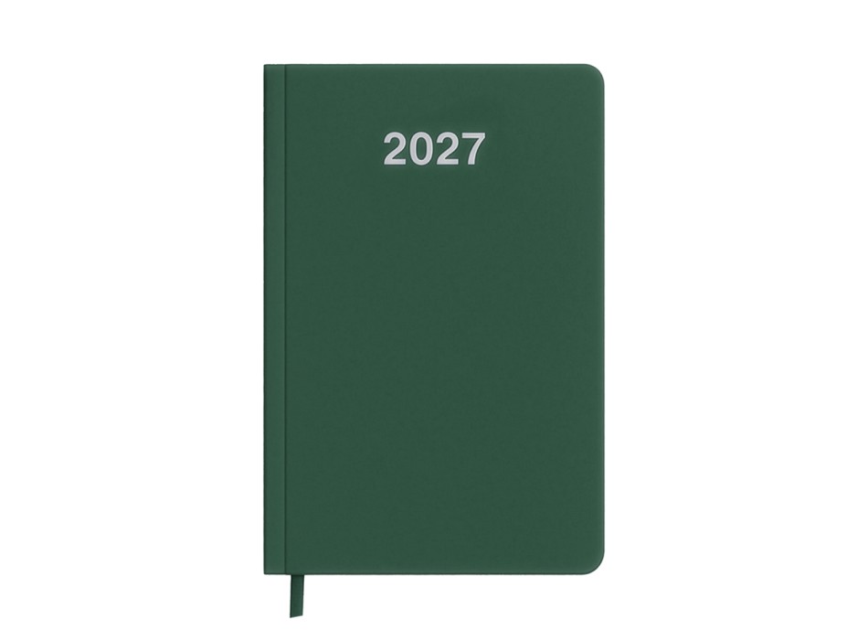 Agenda giornaliera 2027. Copertina rigida in cartoncino laminato opaco. FullGadgets.com