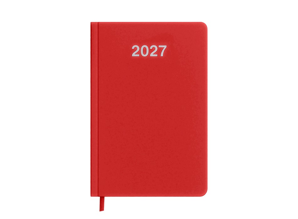 Agenda giornaliera 2027. Copertina rigida in cartoncino laminato opaco. FullGadgets.com