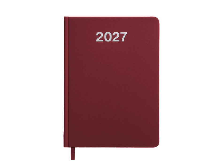 Agenda giornaliera 2027. Copertina rigida in cartoncino laminato opaco. FullGadgets.com