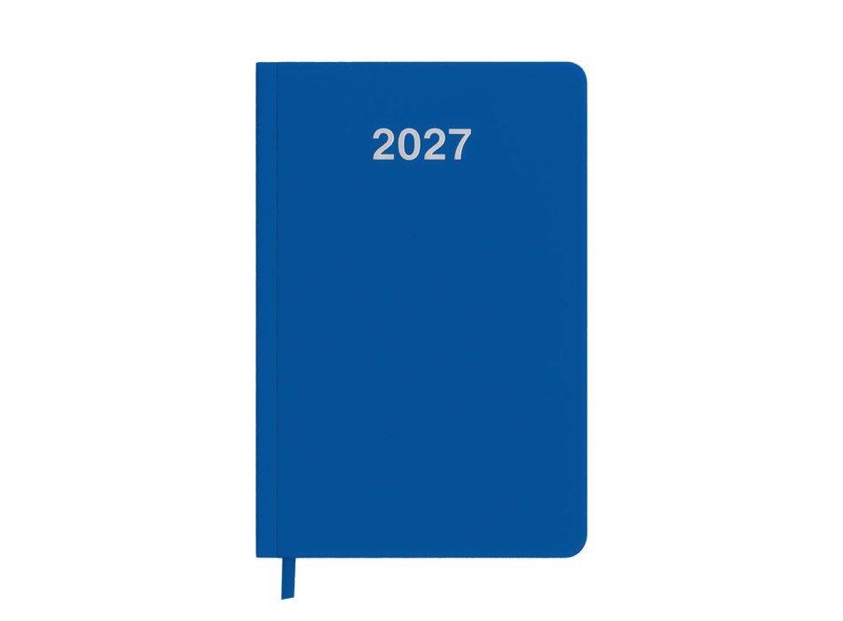 Agenda giornaliera 2027. Copertina rigida in cartoncino laminato opaco. FullGadgets.com