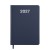 Agenda giornaliera 2027. Copertina rigida in cartoncino laminato opaco.