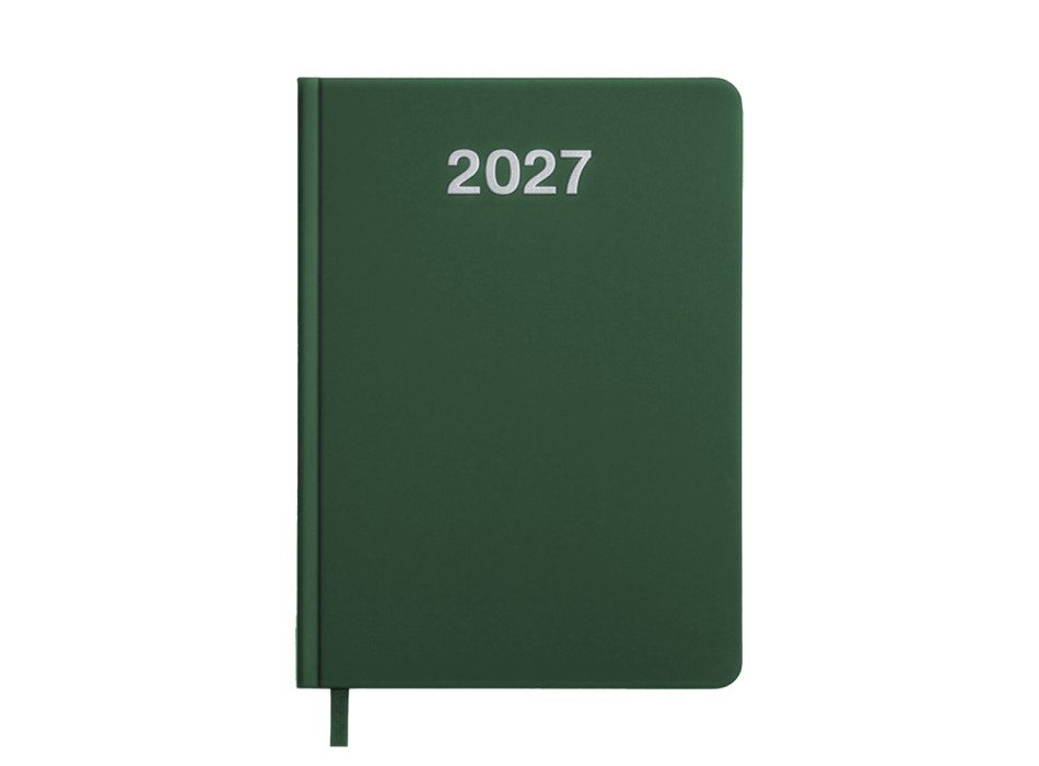 Agenda giornaliera 2027. Copertina rigida in cartoncino laminato opaco. FullGadgets.com