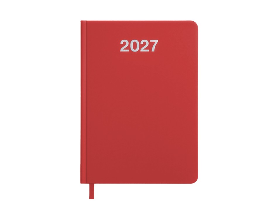 Agenda giornaliera 2027. Copertina rigida in cartoncino laminato opaco FullGadgets.com