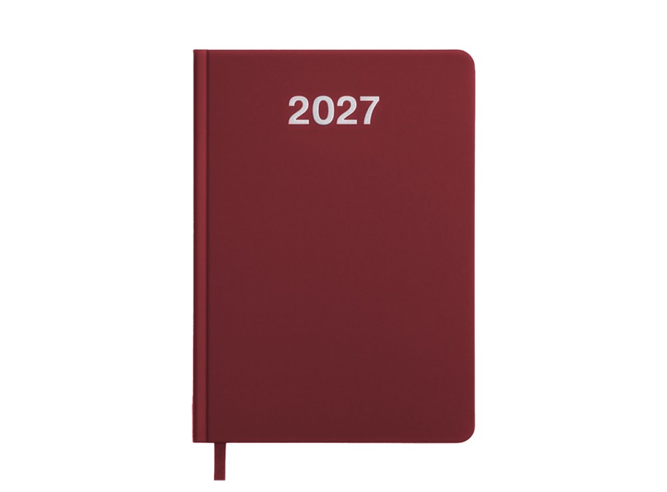Agenda giornaliera 2027. Copertina rigida in cartoncino laminato opaco FullGadgets.com