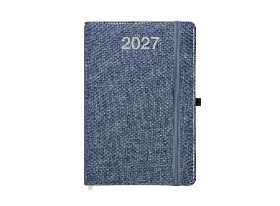 Agenda giornaliera 2027, copertina rigida in PET riciclato con effetto mélange FullGadgets.com