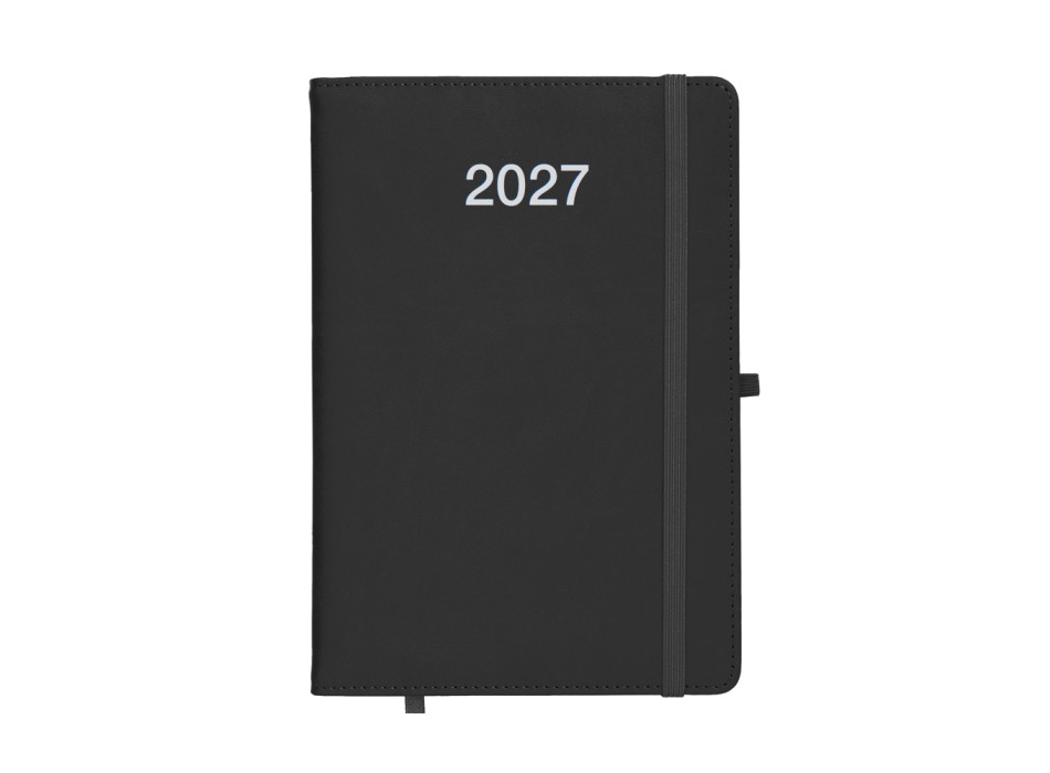 Agenda giornaliera 2027, copertina rigida in PU termovirante con impuntura perimetrale FullGadgets.com