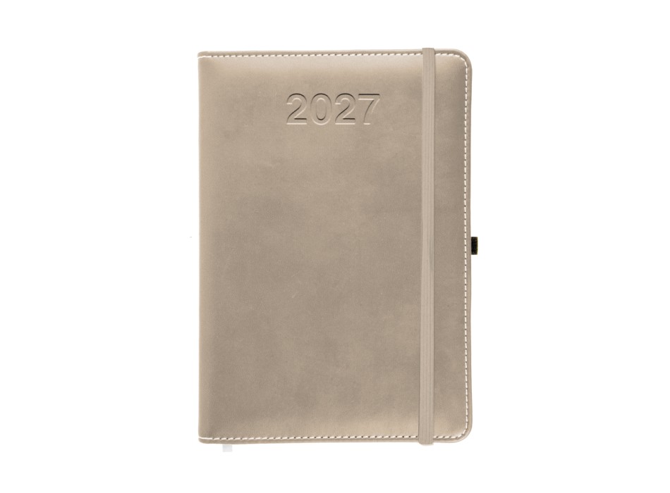 Agenda giornaliera 2027, copertina rigida in PU termovirante con impuntura perimetrale FullGadgets.com