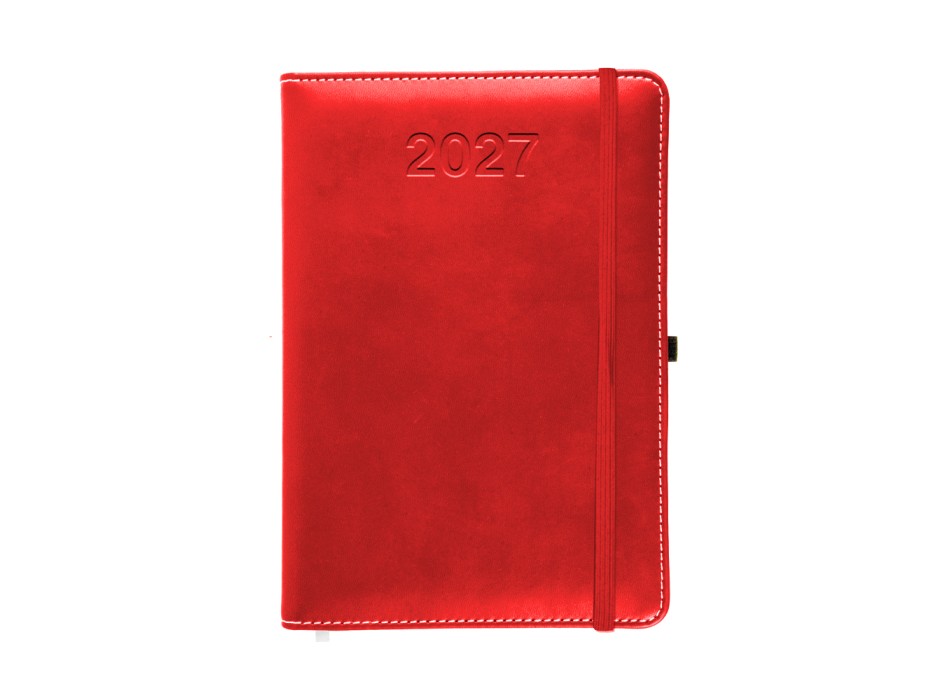 Agenda giornaliera 2027, copertina rigida in PU termovirante con impuntura perimetrale FullGadgets.com