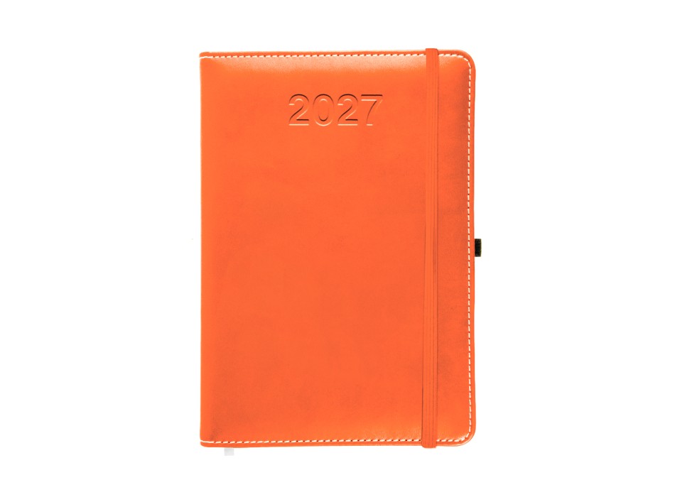 Agenda giornaliera 2027, copertina rigida in PU termovirante con impuntura perimetrale FullGadgets.com