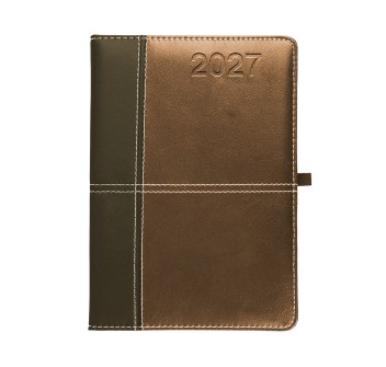 Agenda giornaliera 2027, copertina rigida in PU termovirante con impuntura perimetrale FullGadgets.com