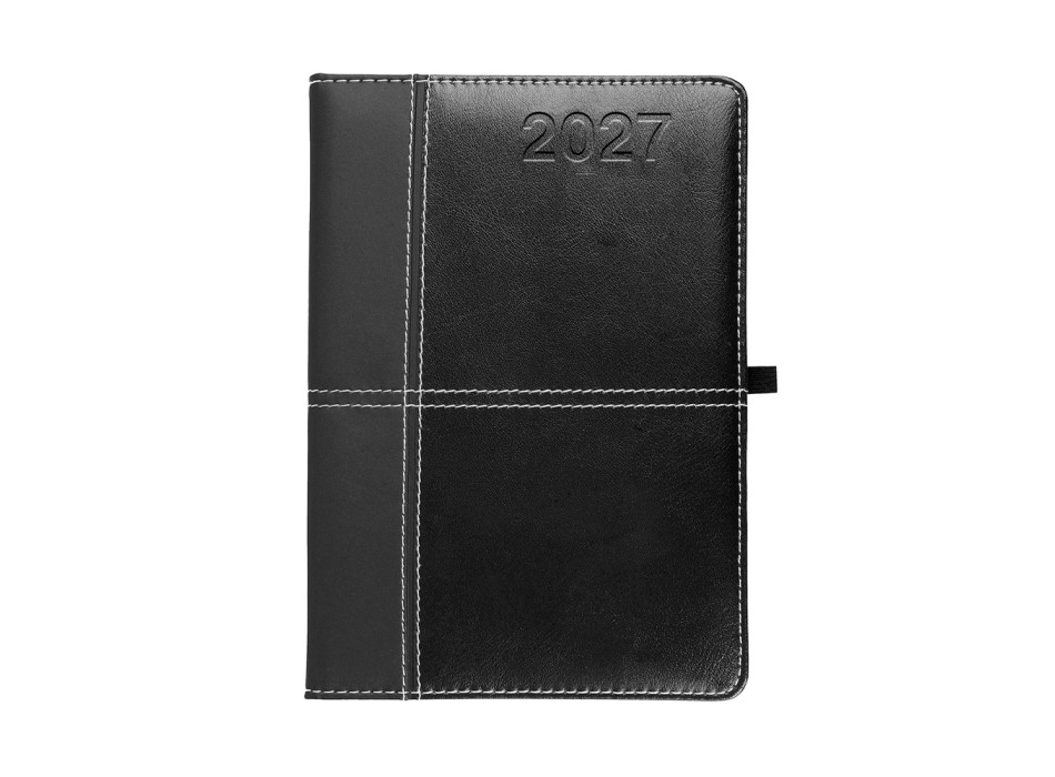 Agenda giornaliera 2027, copertina rigida in PU termovirante con impuntura perimetrale FullGadgets.com