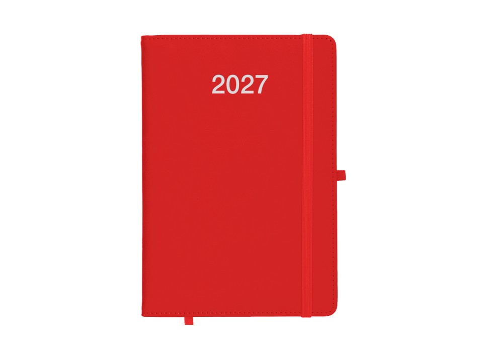 Agenda giornaliera 2027, copertina rigida in PU termovirante con impuntura perimetrale FullGadgets.com