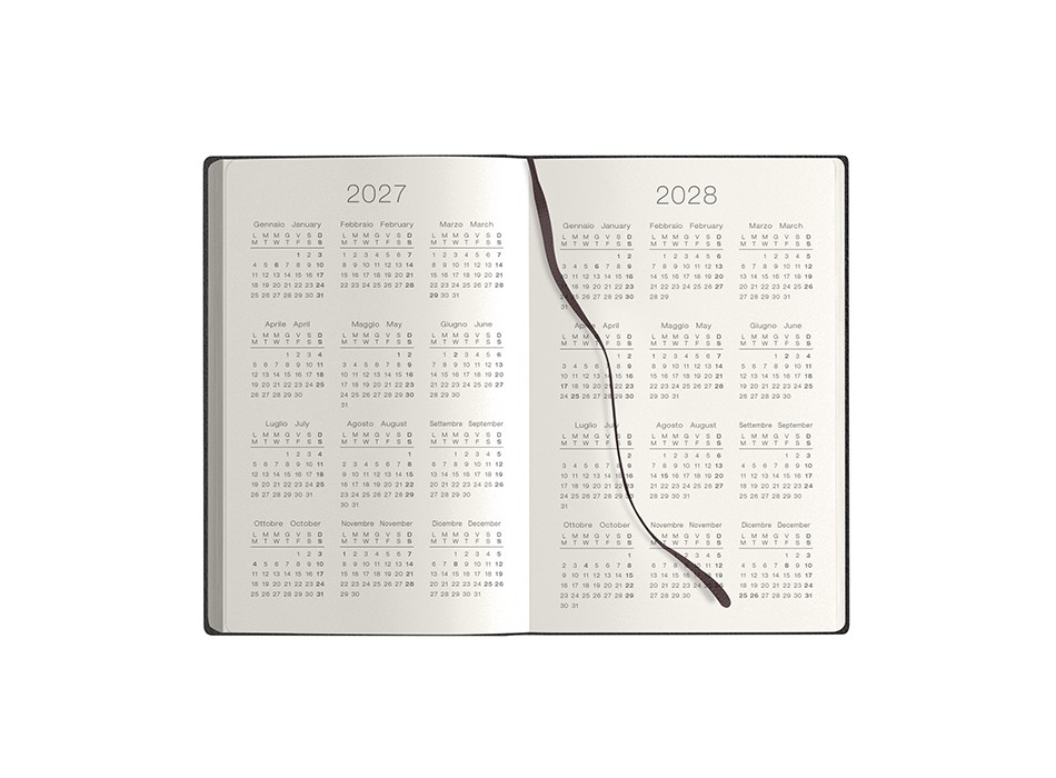 AGENDA GIORNALIERA - MODELLO PB544 (CLAMUS BLACK POCKET) FullGadgets.com