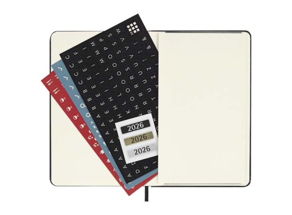 Agenda giornaliera tascabile 12 mesi con copertina rigida Moleskine FullGadgets.com