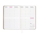 Agenda settimanale 2026 con copertina flessibile in PU termovirante FullGadgets.com