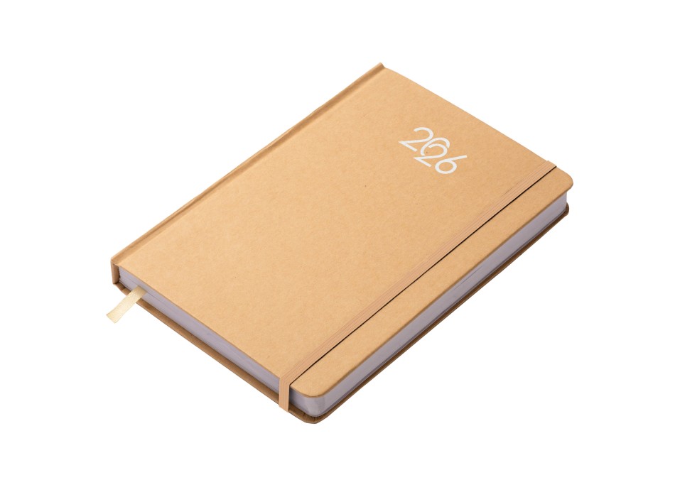 Agenda settimanale 2026 con copertina rigida in cartoncino FullGadgets.com