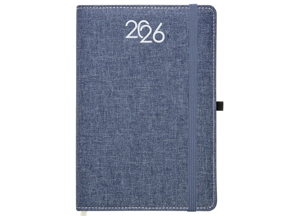 Agenda settimanale 2026, copertina rigida in PET riciclato con effetto mélange FullGadgets.com